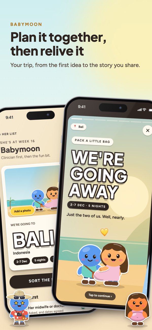 Babymoon planner and trip story